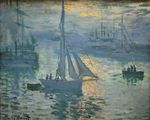 Клод Моне Восход солнца. Море 1873г